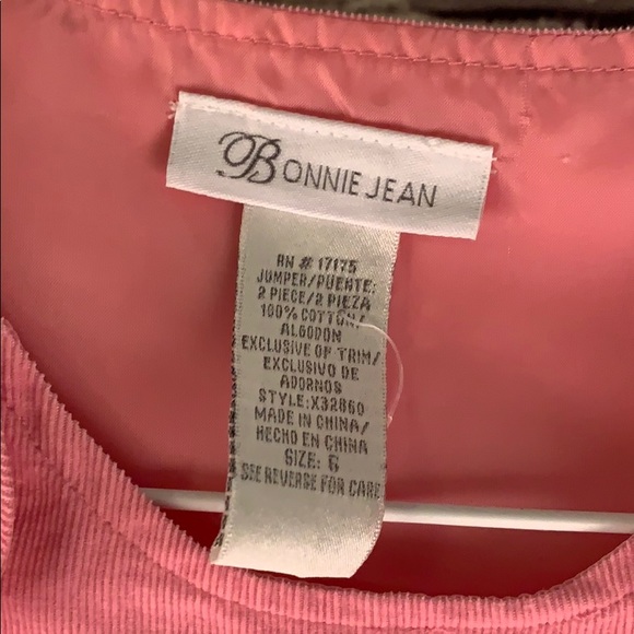 Bonnie Jean Dress sz 6 Snowman Corduroy - Picture 3 of 4